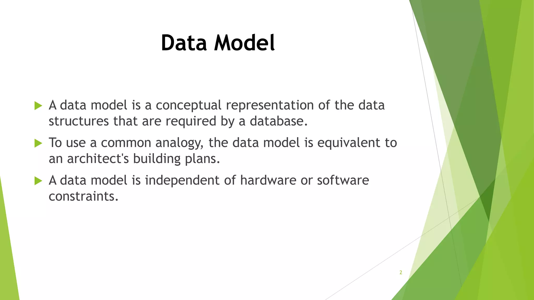 Data model | PPT