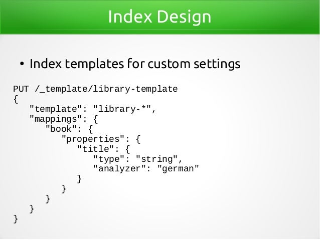 Data Modeling For Elasticsearch