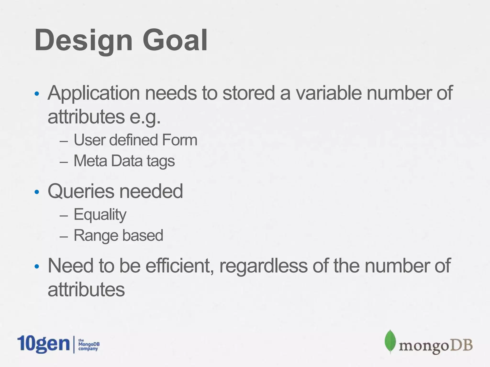 MongoDB Schema Design: Four Real-World Examples | PPT