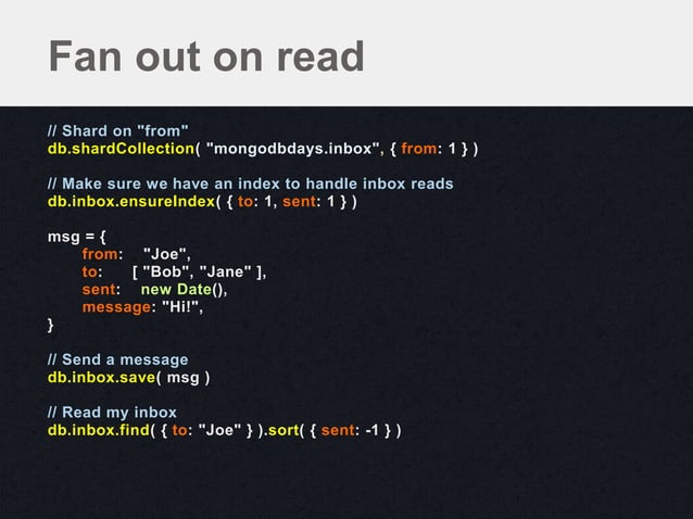 MongoDB Schema Design: Four Real-World Examples | PPT