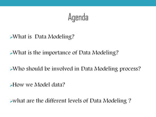 Data modeling for Data warehouse | PPTX