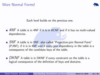 Data Modeling, Normalization and Denormalization | Nordic PGDay 2018 ...
