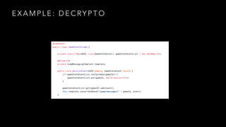 E X A M P L E : D E C RY P T O
 