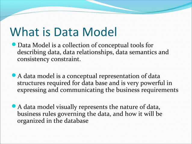 Data modelling tool in CASE