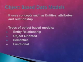 Data models | PPT