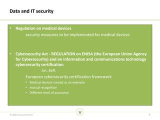 Legal Framework for Digital Health Innovation - Data Protection and ...