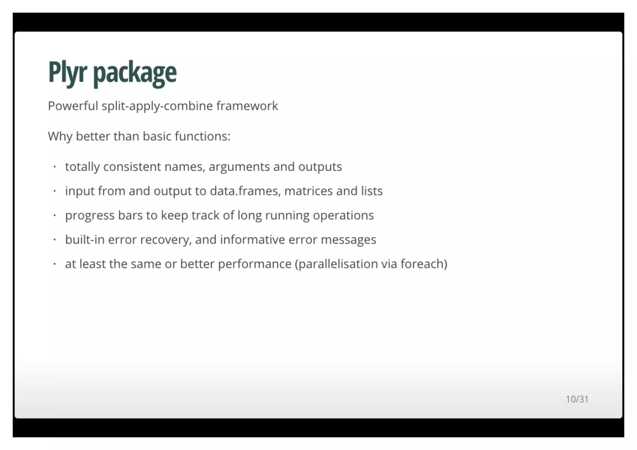 Fast data munging in R