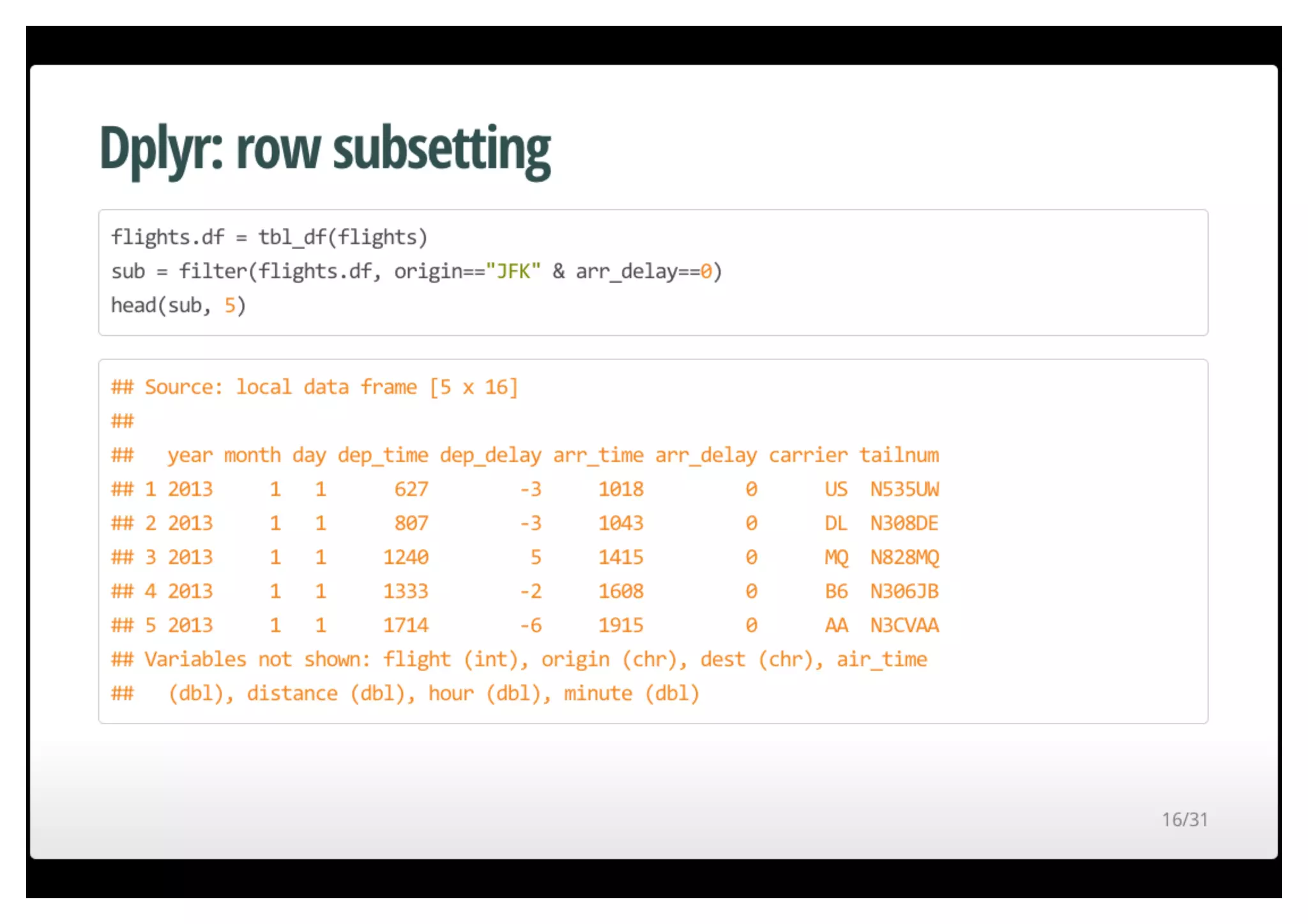 Fast data munging in R
