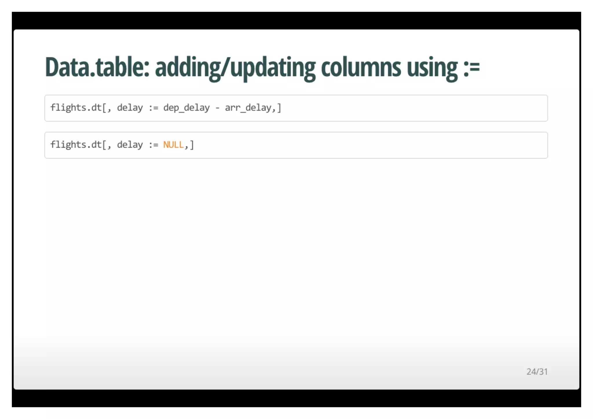 Fast data munging in R
