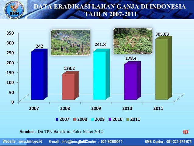 Data narkoba 5 tahun terakhir