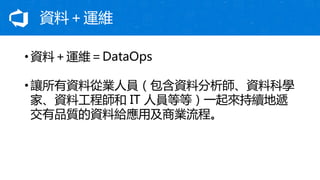 Yϣ\S
? Yϣ\SDataOps
? ׌YϏĘIˆTYϷYϿƌW
ҡYϹ̎ IT ˆTȵȣһmf
Ʒ|YϽoü̘I̡
 
