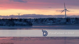 DataPartner in brief
Image: Finnish windmills in Lapland
 