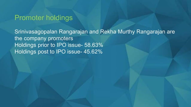 Data patterns ipo | PPT