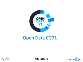 Open Data CG71



    #datapero
 
