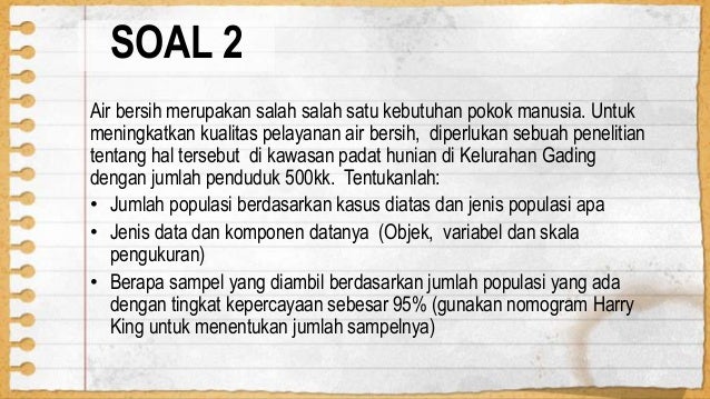 Data Populasi Dan Sampel