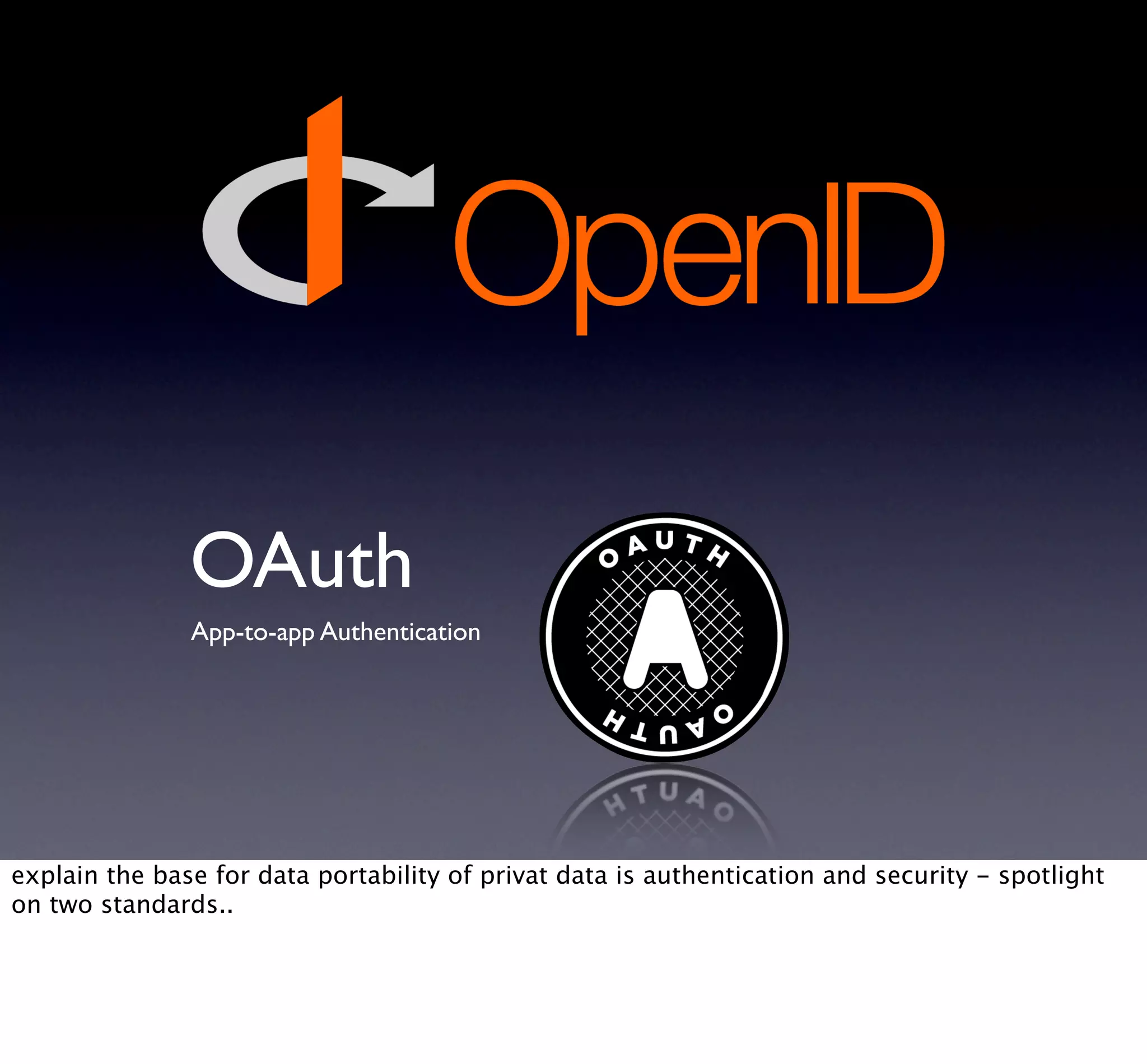 Dataportability & Digital Identity