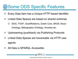 Linked Data Spaces, Data Portability & Access