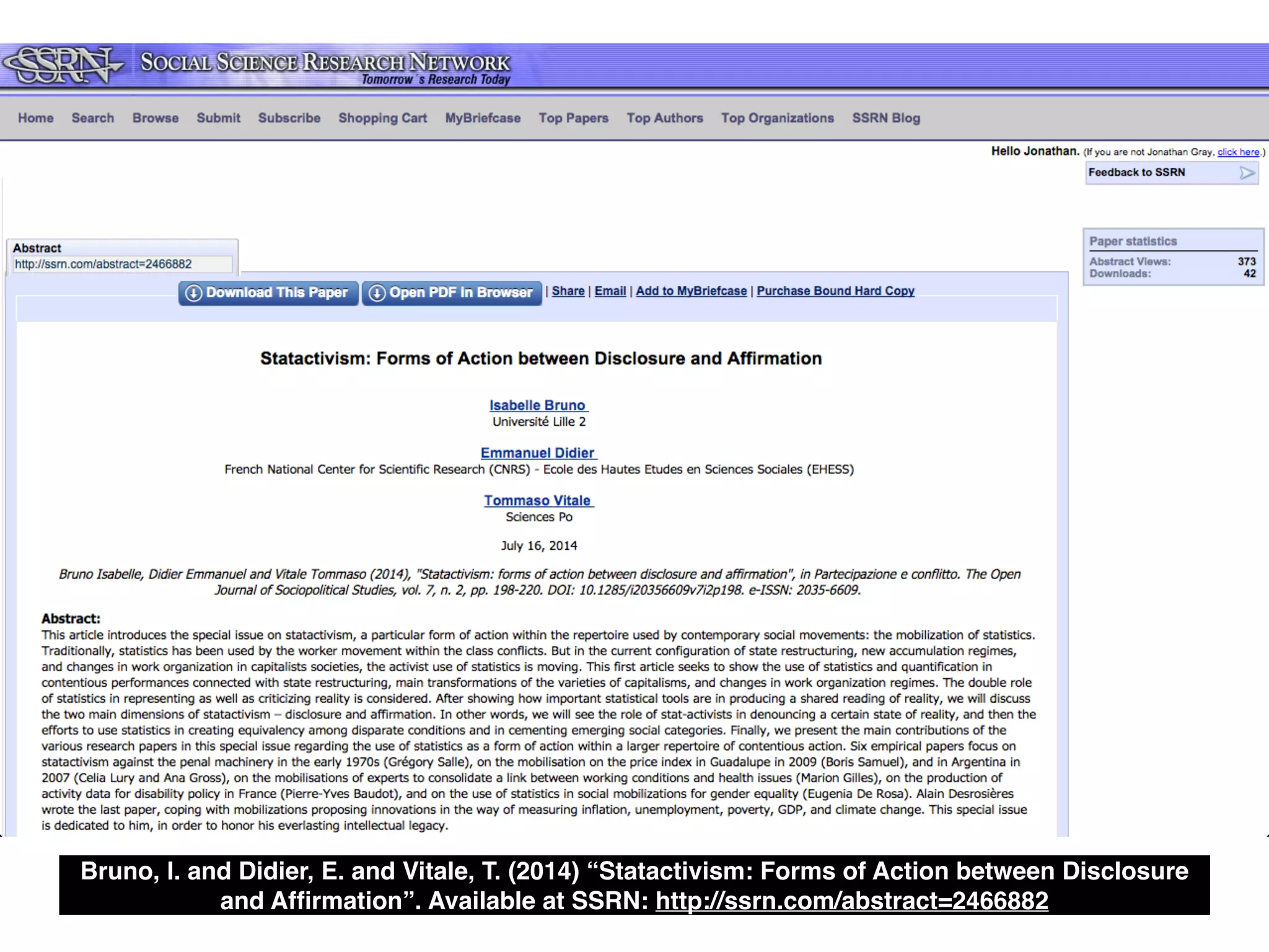 Bringing data infrastructures into
orbits of democratic political life?
 