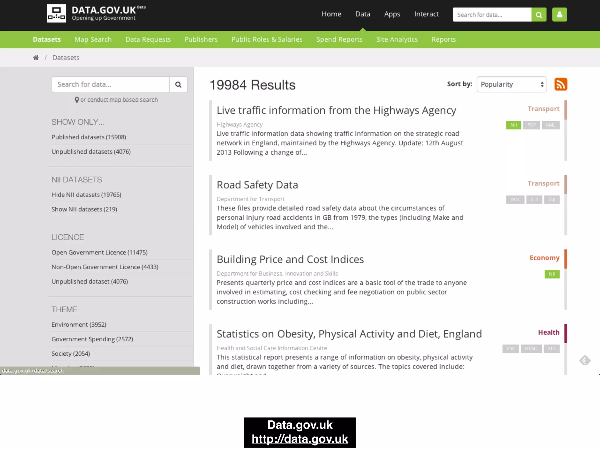Data.gov.uk!
http://data.gov.uk
 