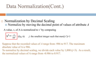 Range Normalisation Data pre processing | PPTX