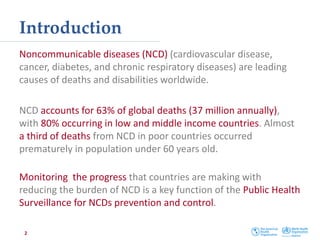 Data Preparation and Visualization for Monitoring NCDs Mortality | PPTX