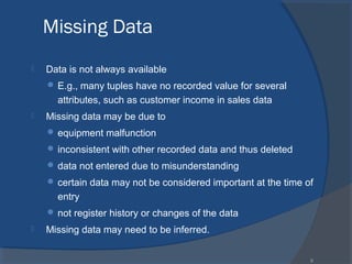 Data preprocessing | PPT