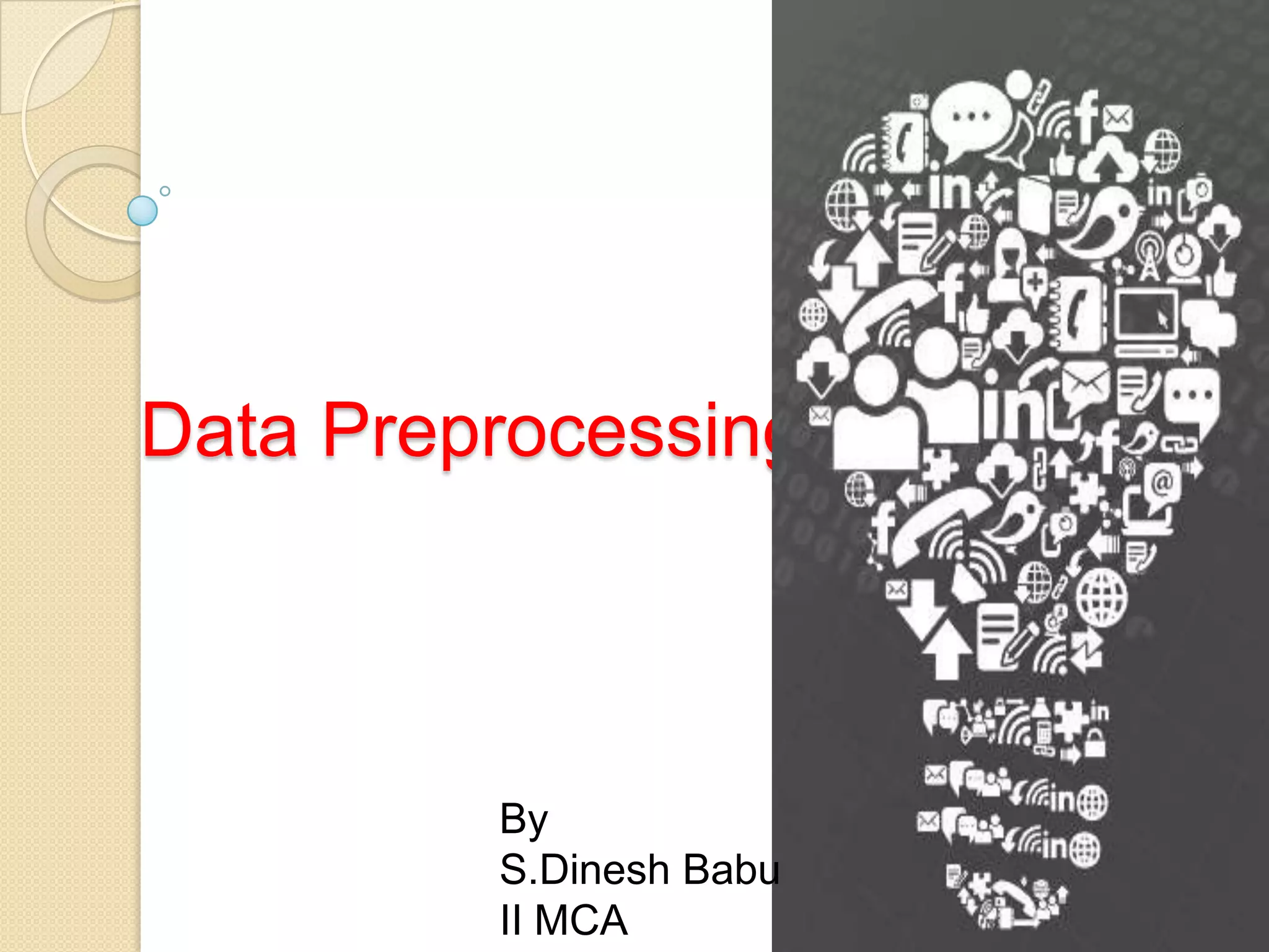 Data preprocessing | PPT