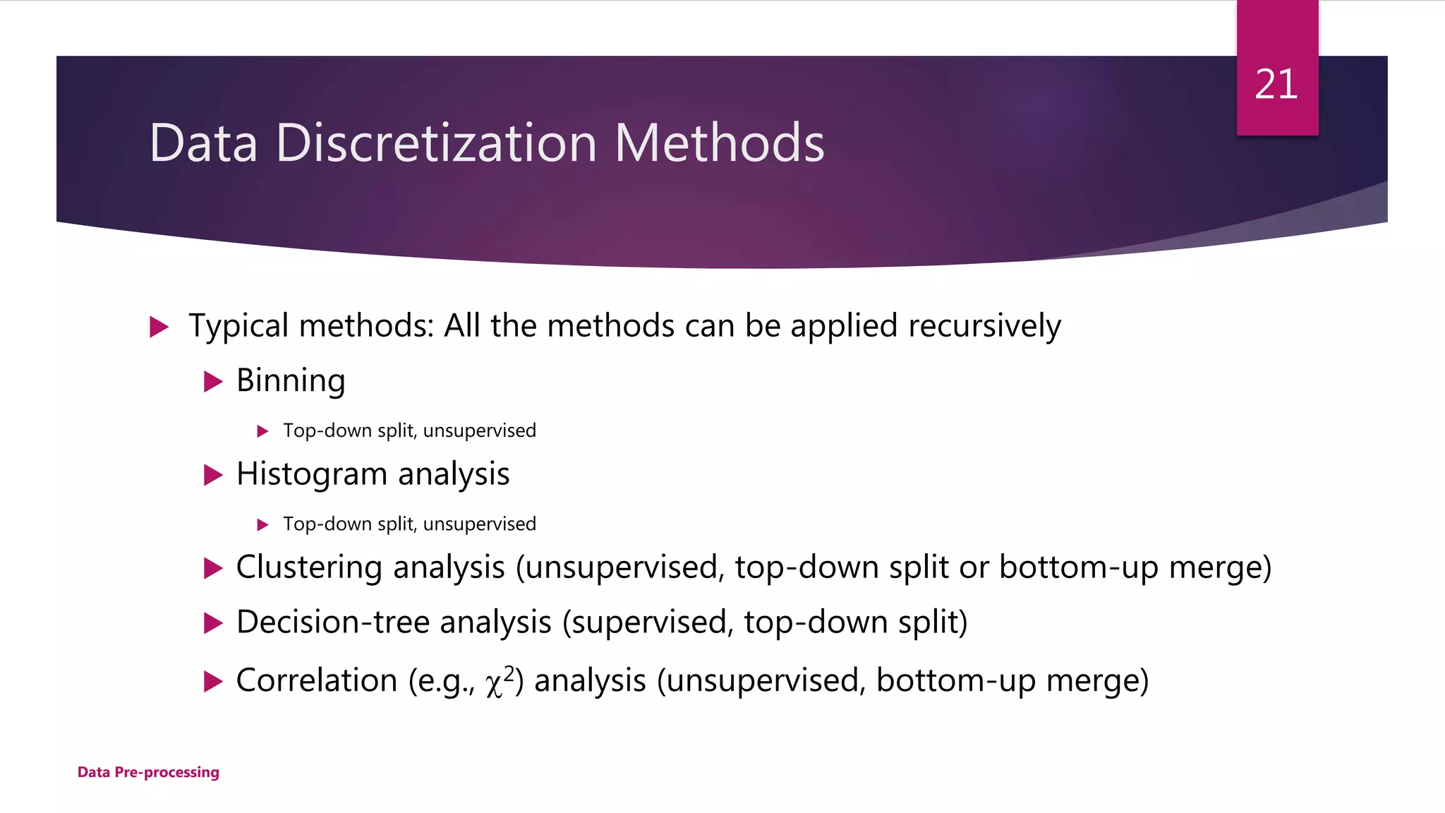 Data preprocessing PPT | PPT