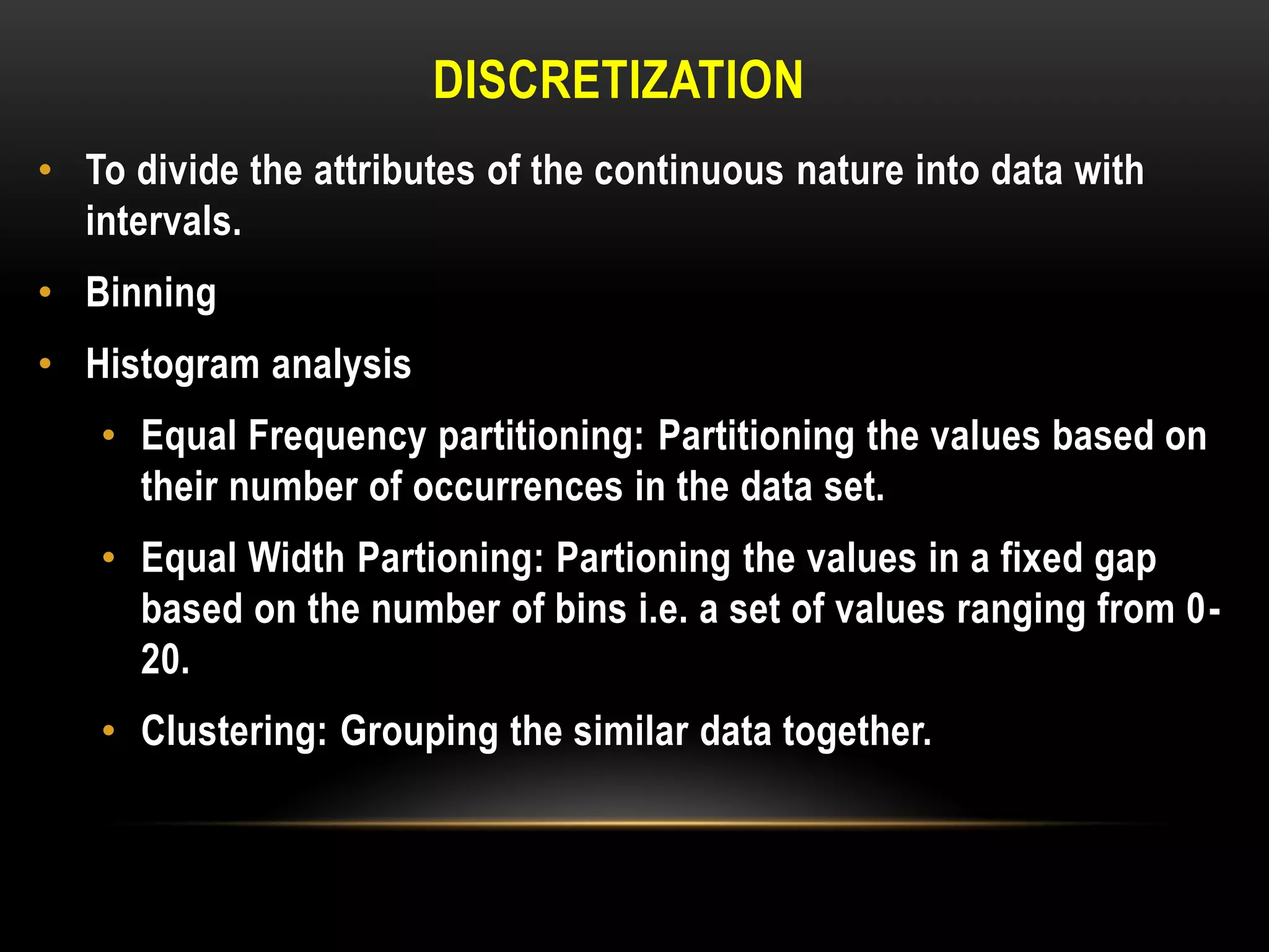 Data preprocessing in Machine Learning