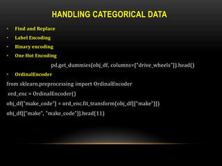 Data preprocessing in Machine Learning