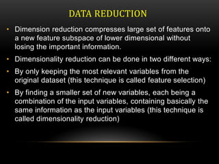 Data preprocessing in Machine Learning