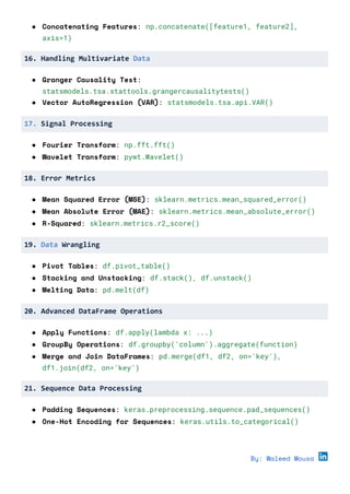 Data Preprocessing Cheatsheet for learners | PDF