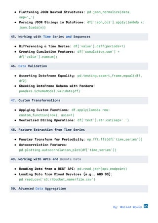 Data Preprocessing Cheatsheet for learners | PDF