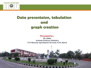 data presentation in computer integrated course | PPTX