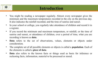 data presentation in computer integrated course | PPTX
