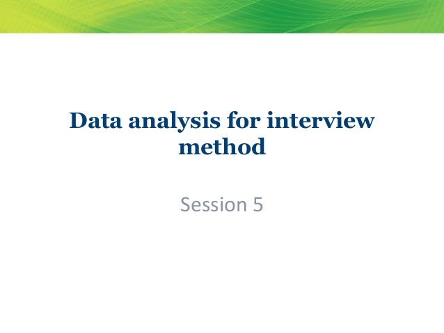 data presentation and analysis for case study research interview case study presentation
