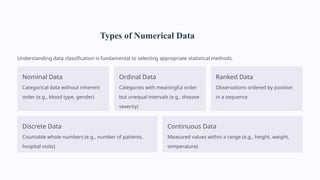 Comprehensive Guide to Data Presentation and Statistical Analysis in ...
