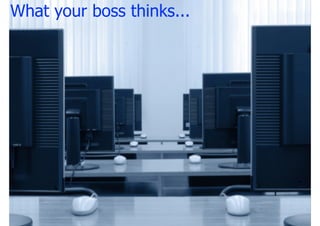 What your boss thinks...
 
