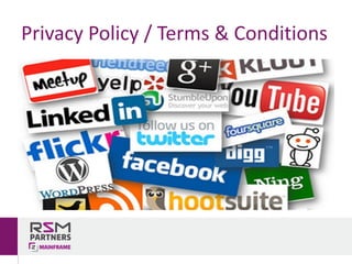 Privacy	Policy	/	Terms	&	Conditions
 
