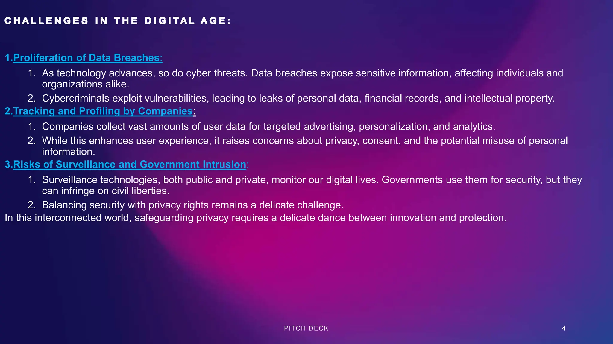 Data Privacy In Digital Technology Pptx