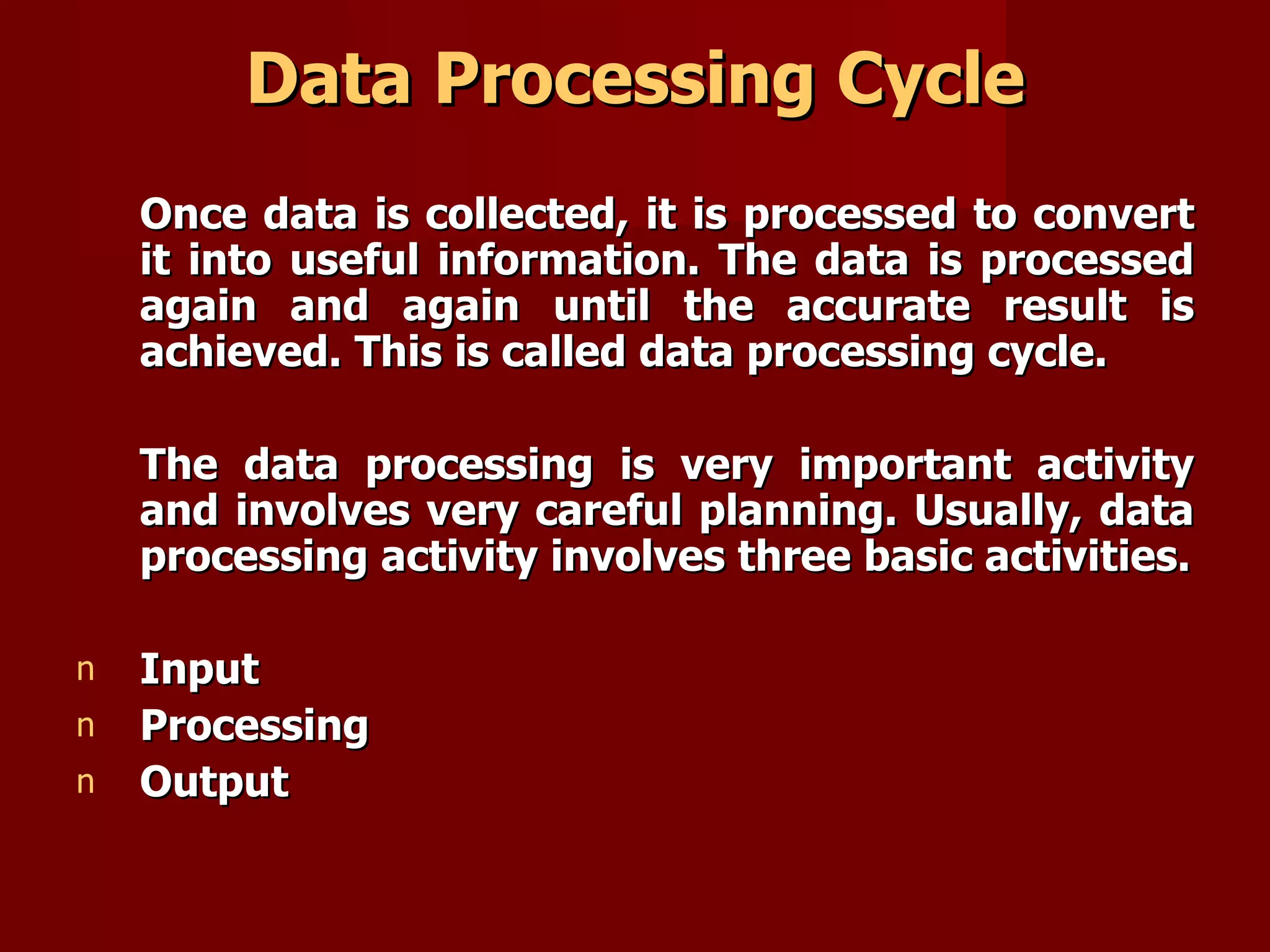 Data Processing | PPT