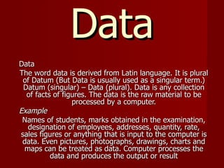 Data Processing | PPT
