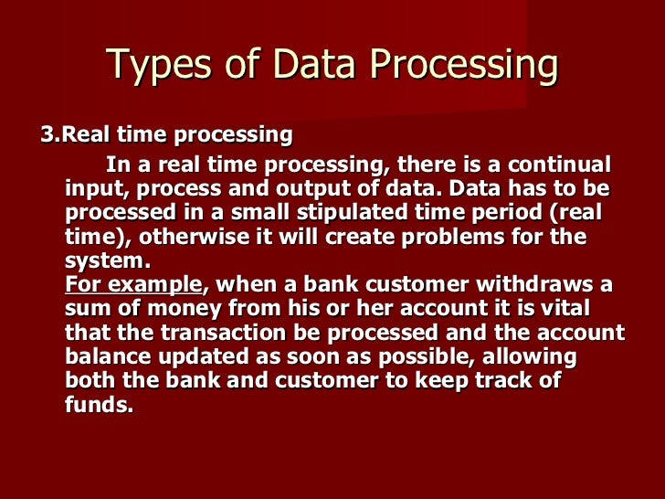 Data Processing