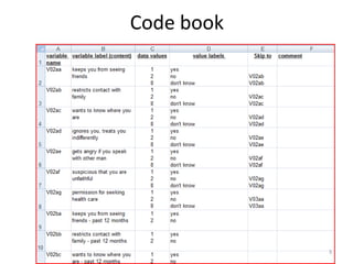 Code book




            3
 