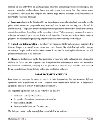 Data processing | PDF