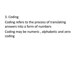 Data processing and analysis | PPTX