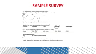 SAMPLE SURVEY
 