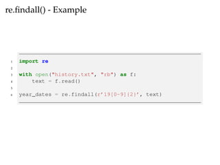 Python - File operations & Data parsing | PDF