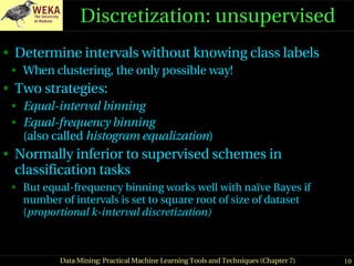 Data Mining Practical Machine Learning Tools and Techniques | PDF