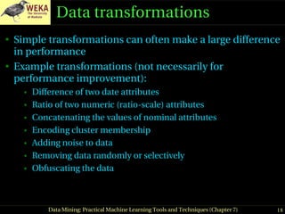 Data Mining Practical Machine Learning Tools and Techniques | PDF